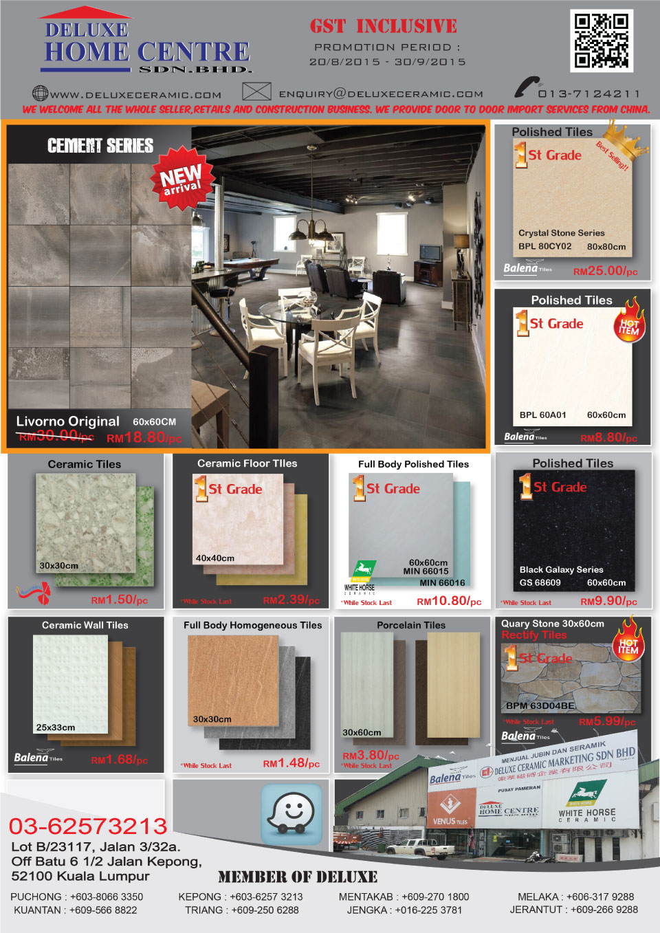 Promotion Ceramic Tiles in Malaysia Deluxe Ceramic Tiles Malaysia